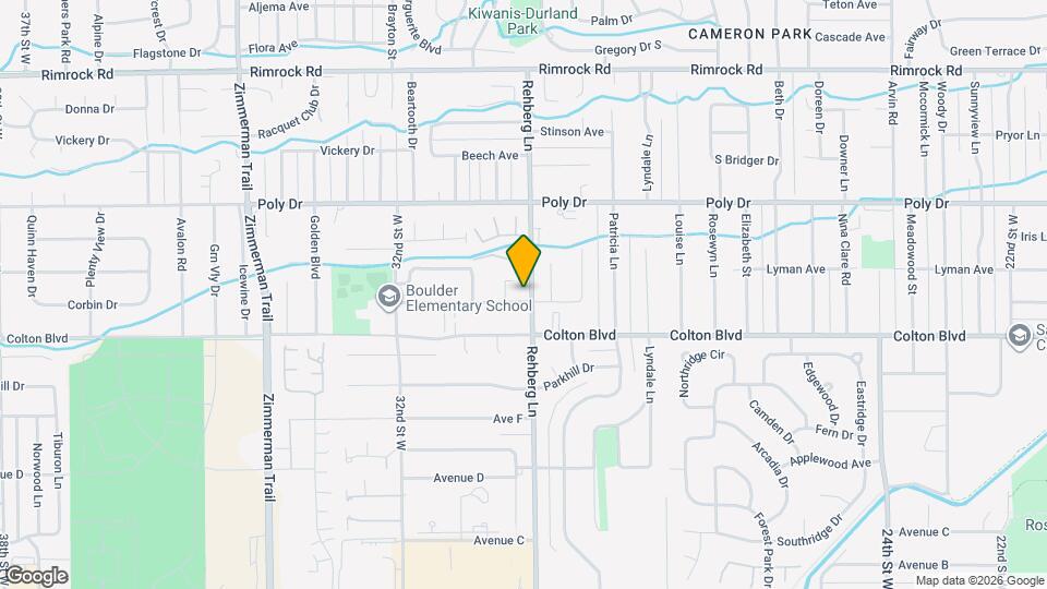 3001 Boulder Ave Map and Location Details