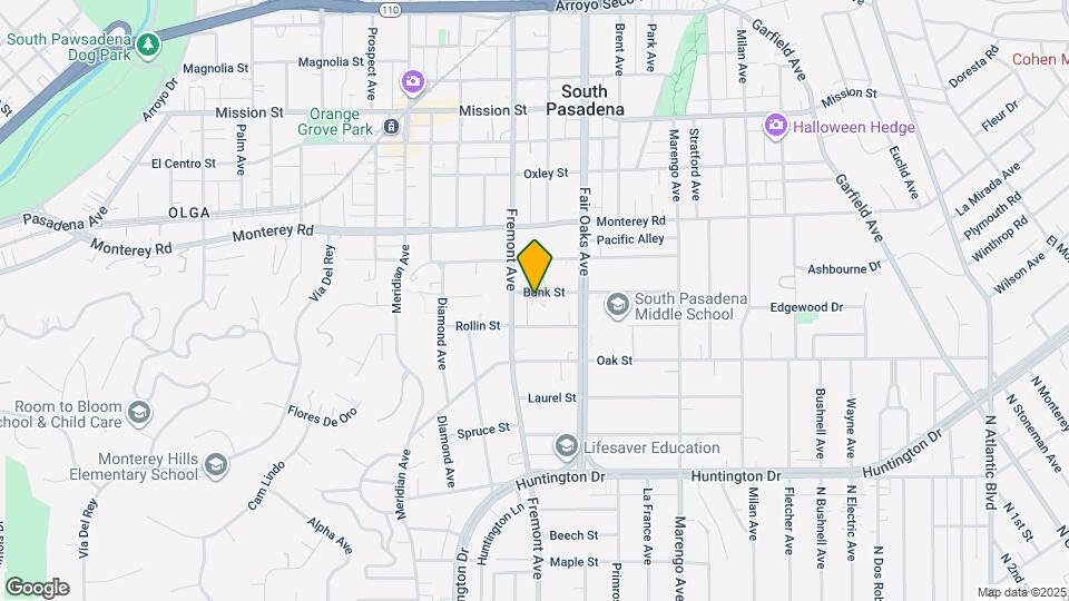 1417 Bank St Map and Location Details