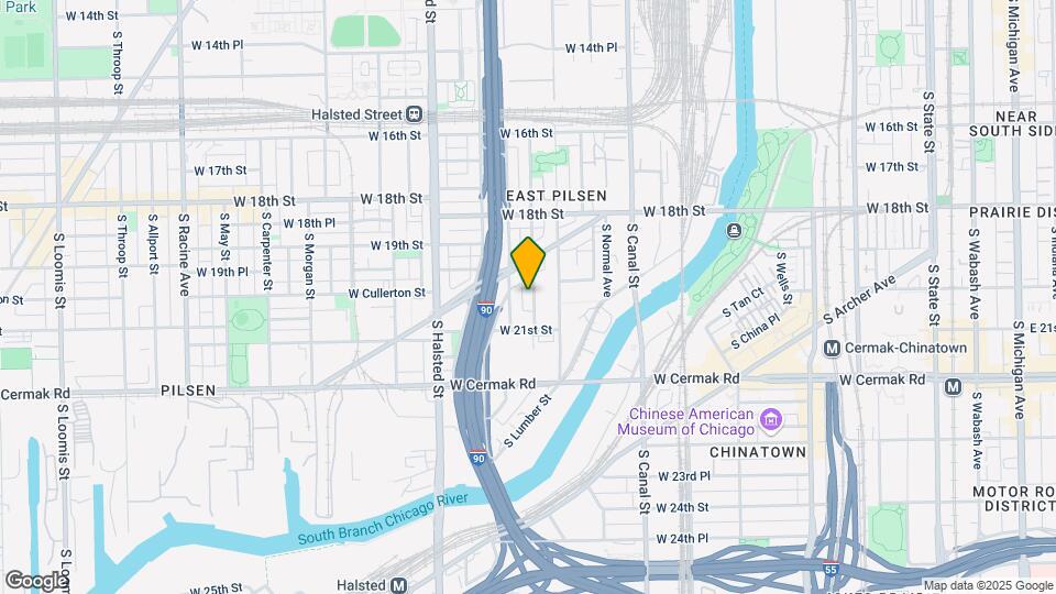 2002 S Desplaines St Map and Location Details