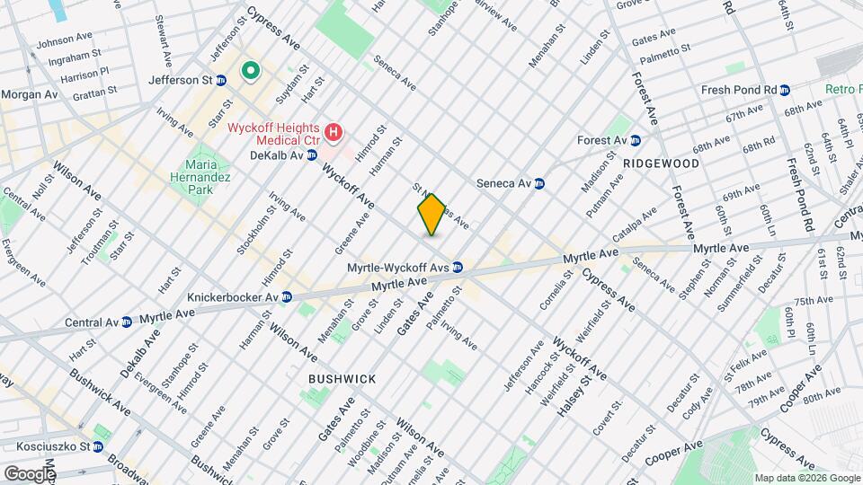 293 Wyckoff Ave Map and Location Details