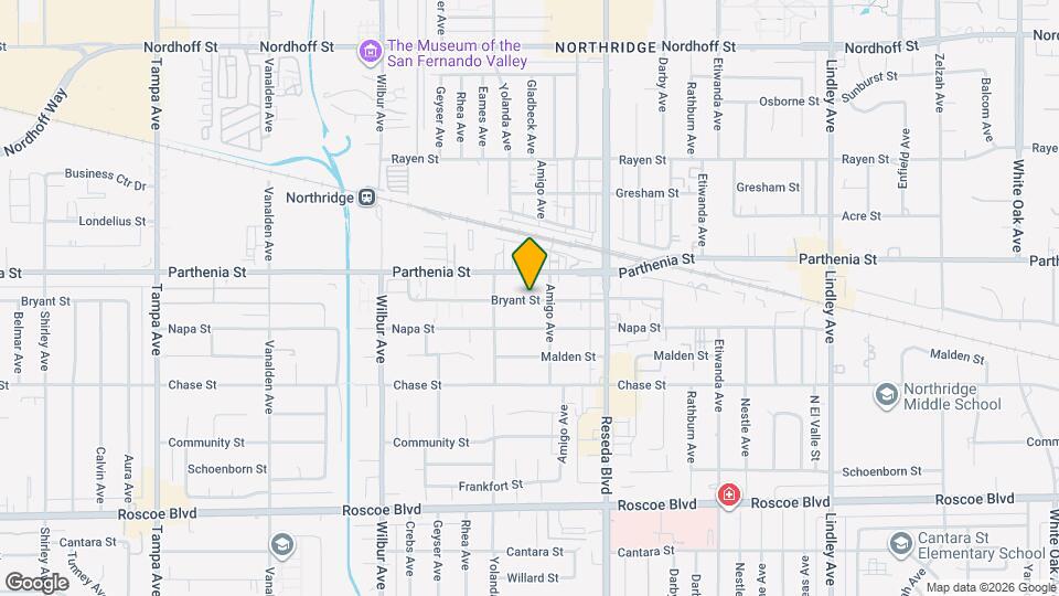 18623 Bryant St Map and Location Details