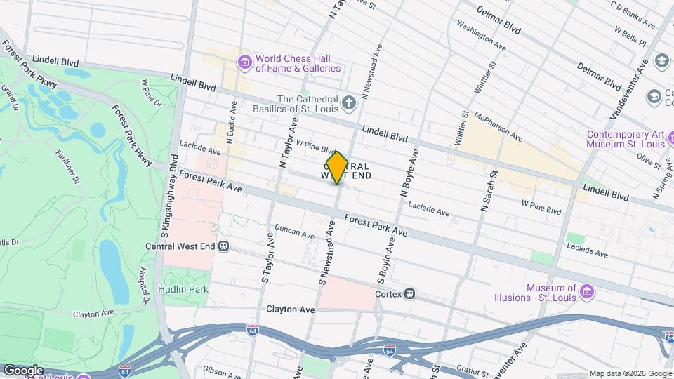 4400 Laclede Ave, Unit 3 Mapa y Detalles de la Ubicación