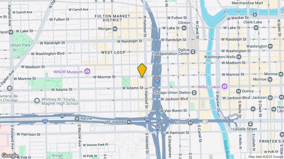 11 S Halsted St Map and Location Details