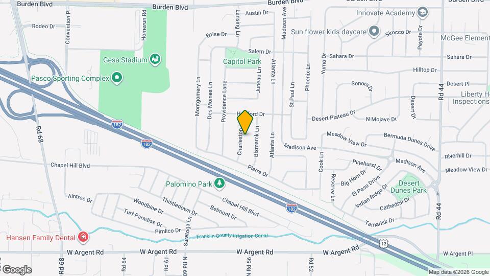 3907 Charleston Ln Map and Location Details