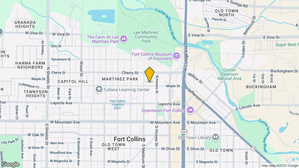 302 N Meldrum St Map and Location Details