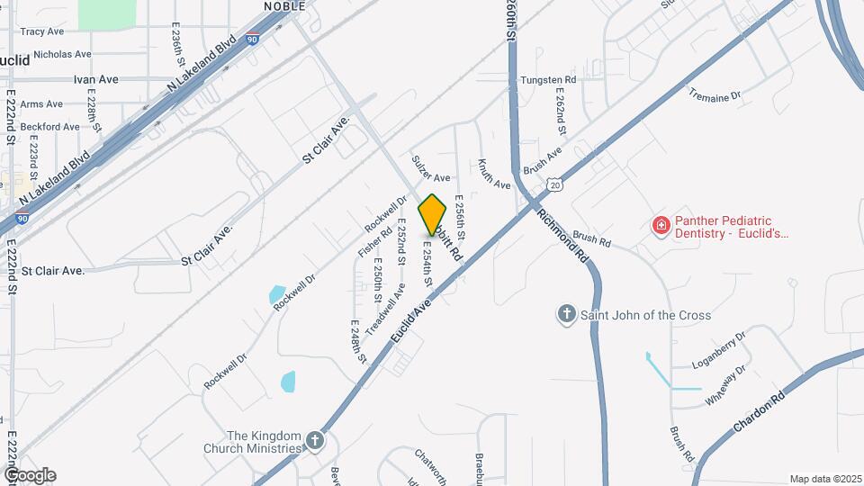 1525 E 254th St Map and Location Details