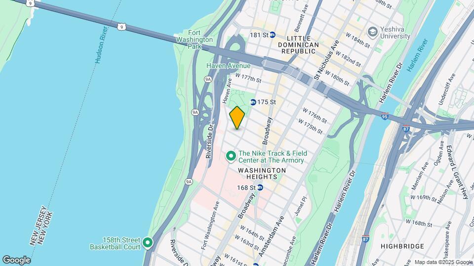 703 W 171st St Map and Location Details