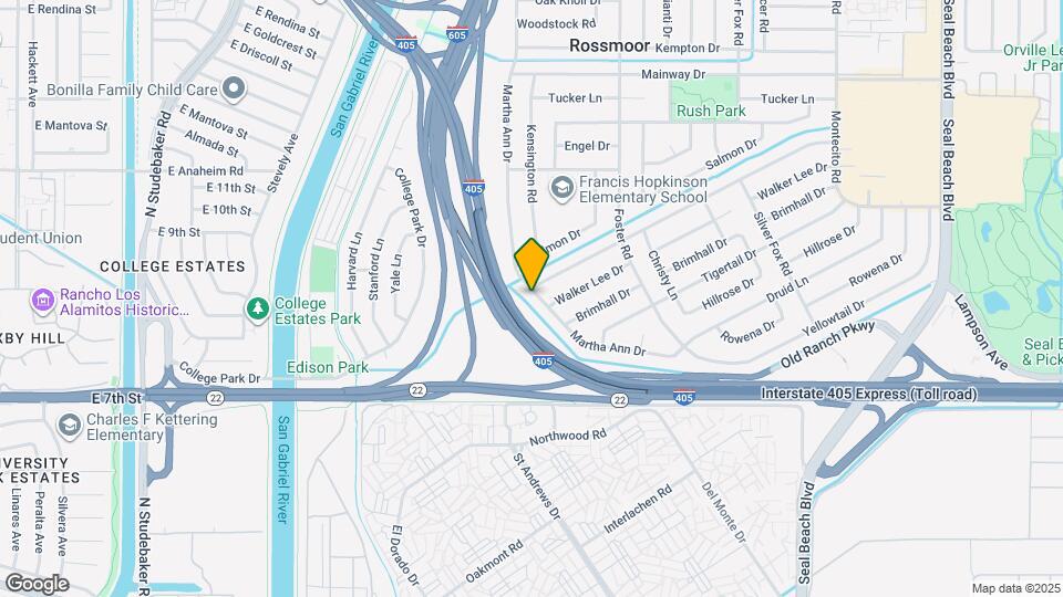 12721 Martha Ann Dr Map and Location Details