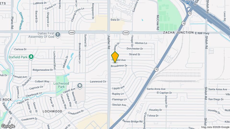 11427 Broadmoor Dr Map and Location Details