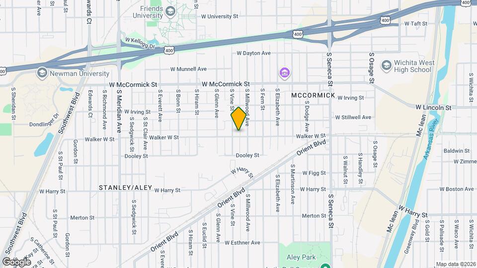 1718 Walker W St Map and Location Details