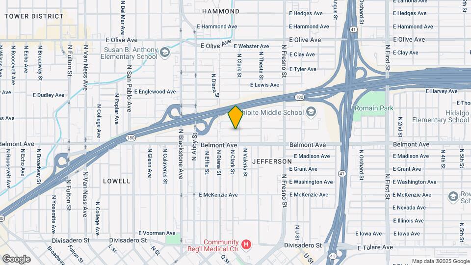 2056 E White Ave Mapa y Detalles de la Ubicación