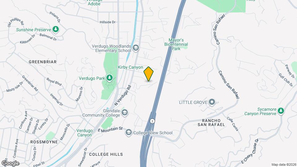 1881 Verdugo Loma Dr Map and Location Details