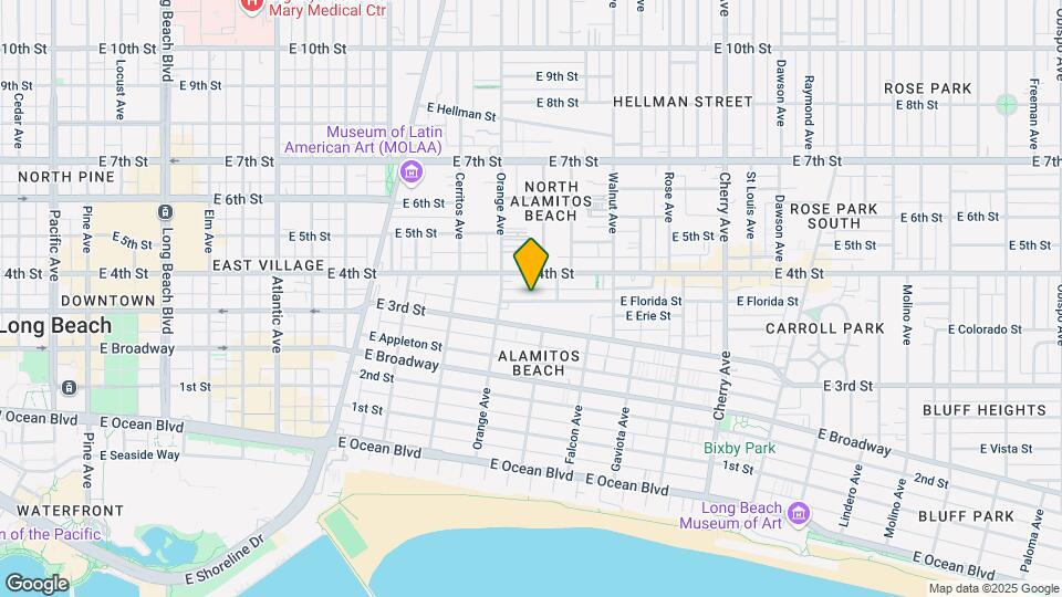 1249 E Florida St Mapa y Detalles de la Ubicación