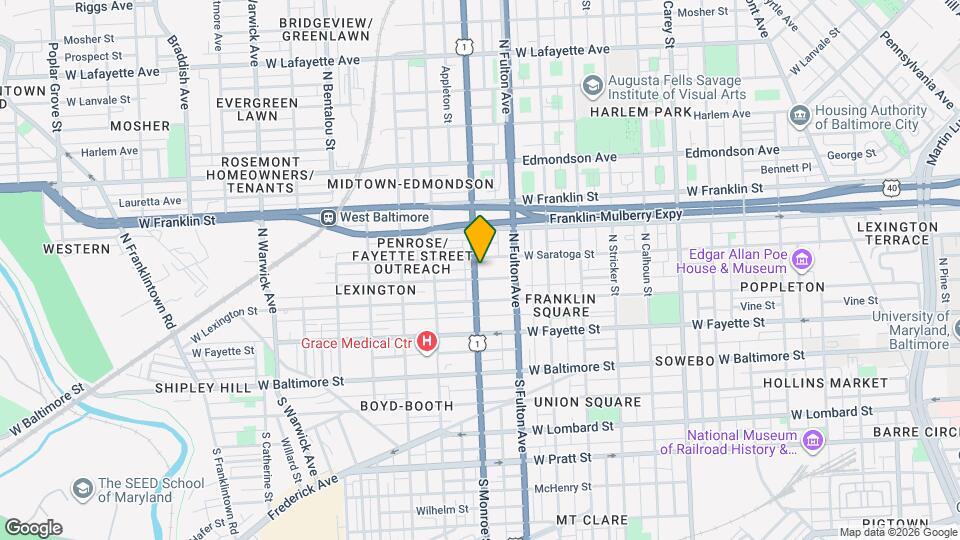237 N Monroe St Map and Location Details