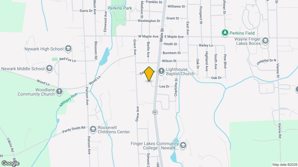 Newark Rose Garden Map and Location Details