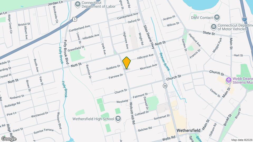 264 Wolcott Hill Rd Map and Location Details