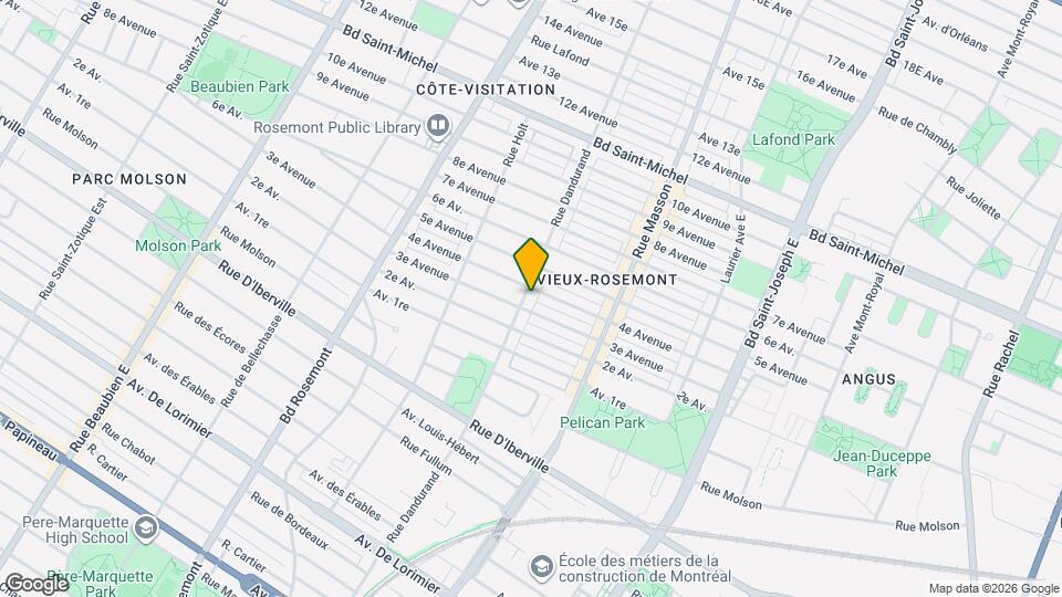 2724 Dandurand Rue Map and Location Details