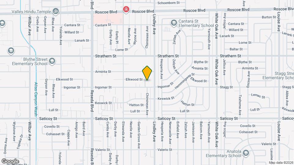 7820 Chimineas Ave Map and Location Details