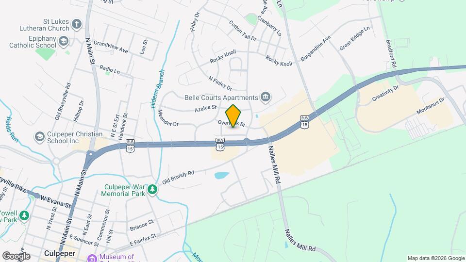 647 Highview Ct Mapa y Detalles de la Ubicación