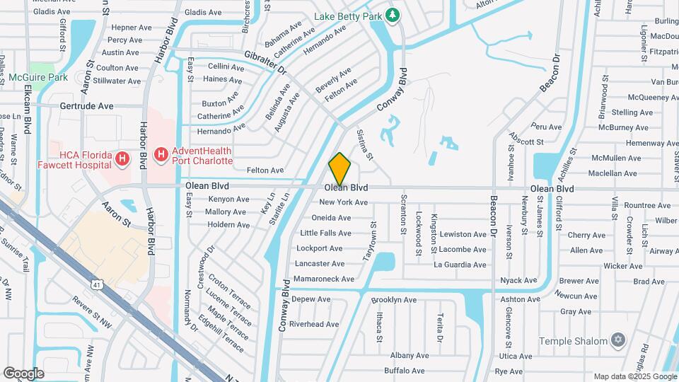 22185 Olean Blvd Map and Location Details