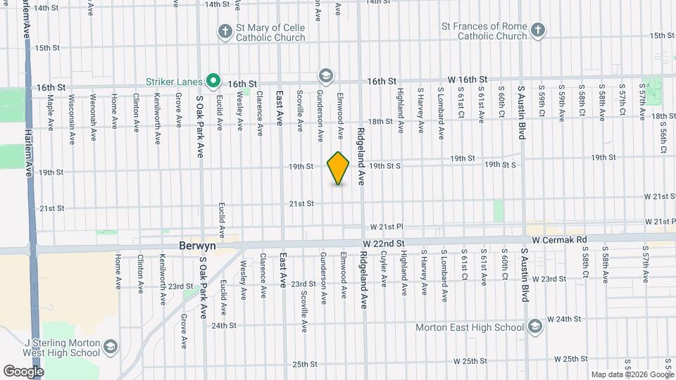 1922 Elmwood Ave Map and Location Details