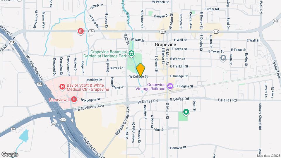601 W College St Map and Location Details