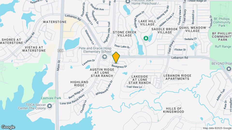 1196 Bentgrass Dr Map and Location Details