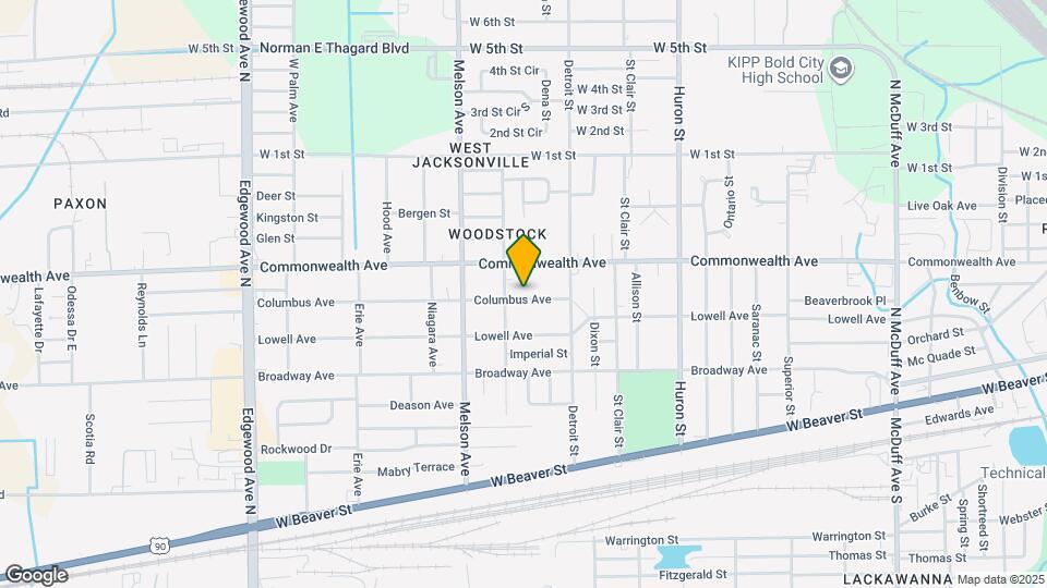 3057 Columbus Ave Map and Location Details