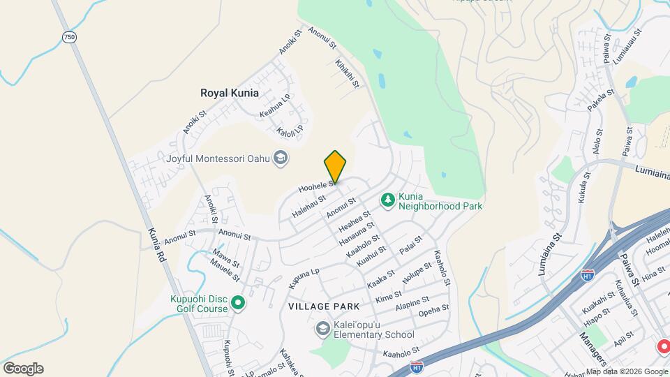 94-1012-1012 Hakunui St Map and Location Details