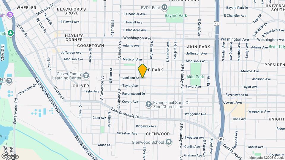 707 Jackson Ave Map and Location Details