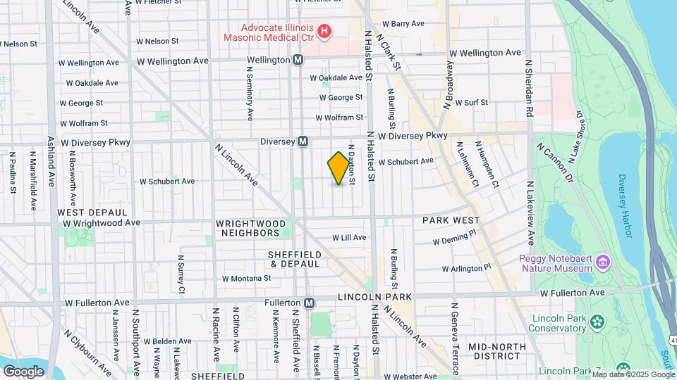 2643 N Mildred Ave Map and Location Details