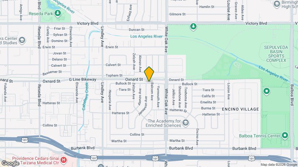 17814 Bullock St Map and Location Details