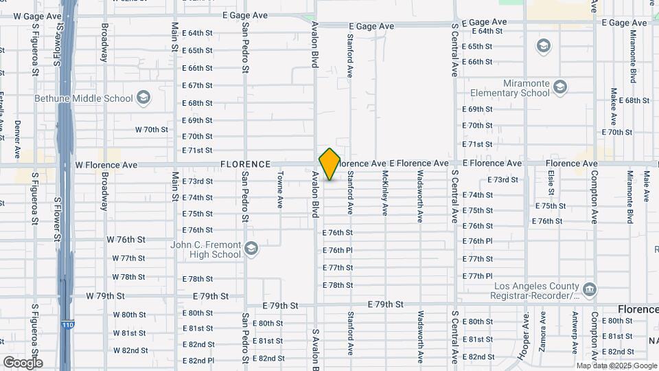 620 E 73rd St Map and Location Details