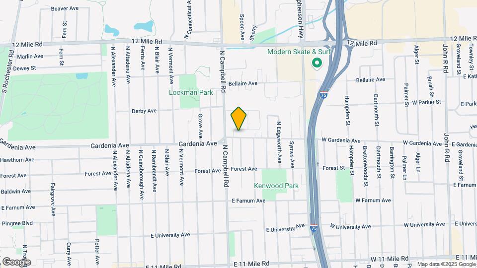 1725 Gardenia Ave, Unit Apt 415 Map and Location Details
