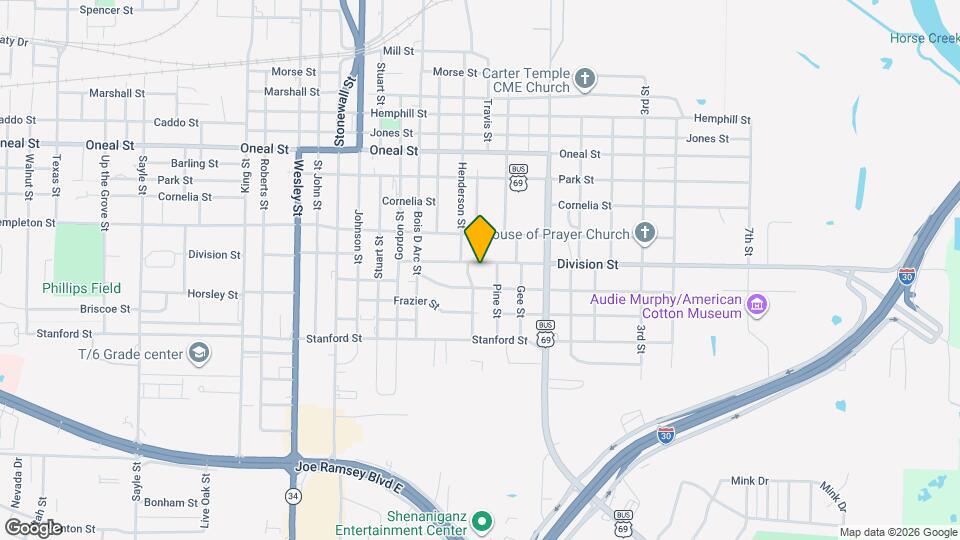 1715 Division St Map and Location Details