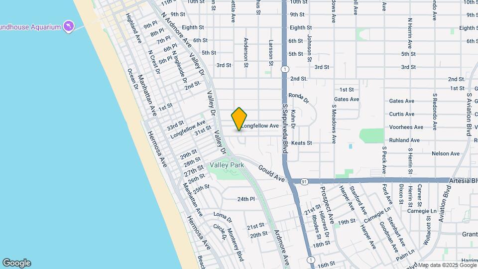 637 30th St Map and Location Details
