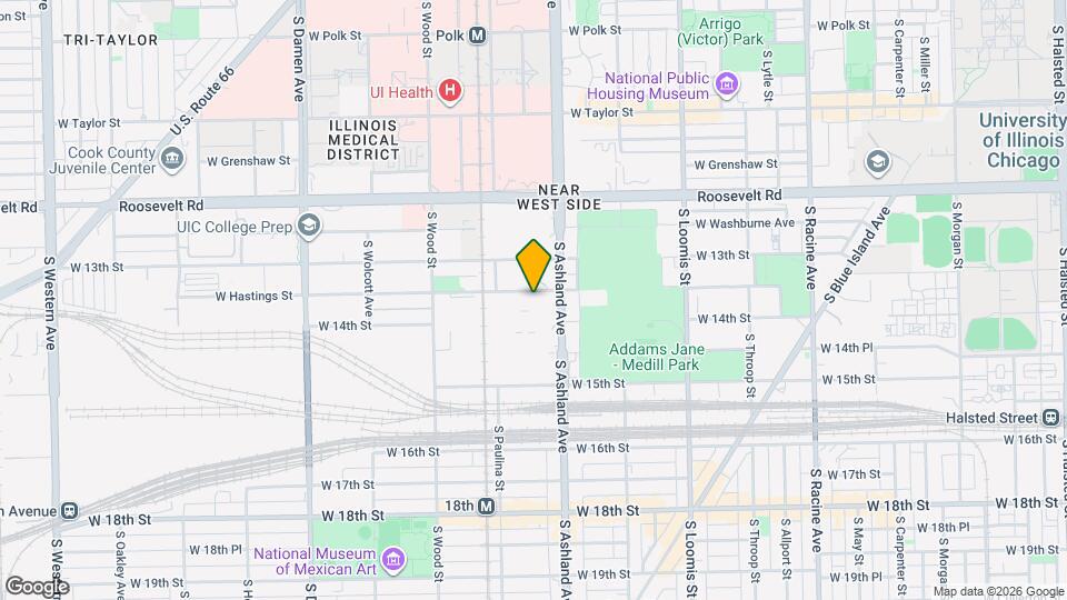 1625 W Hastings St Map and Location Details