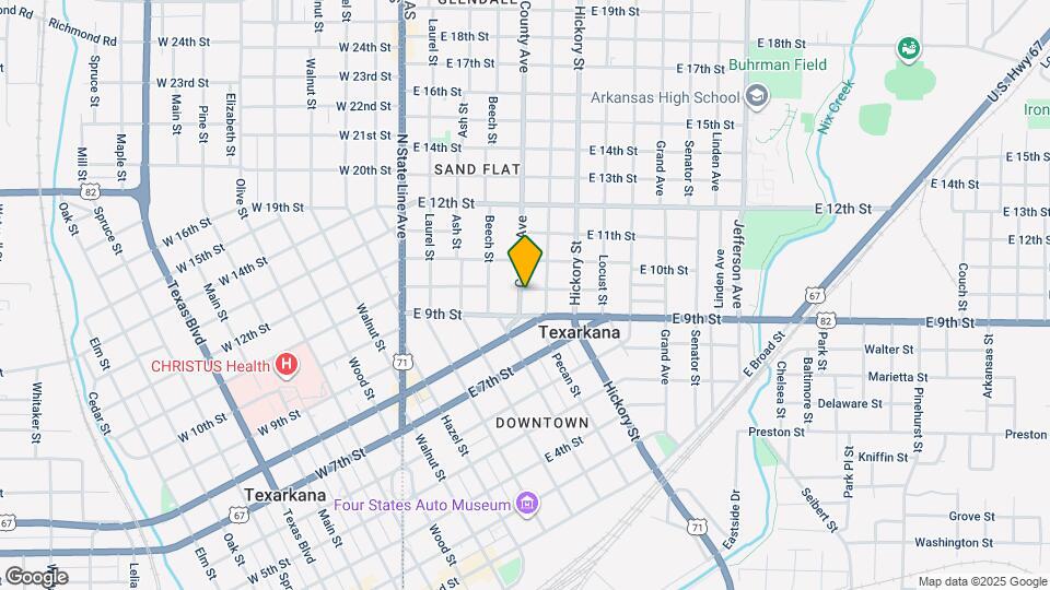 920 County Ave Map and Location Details