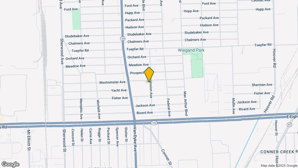 8158 Westminster Ave Map and Location Details