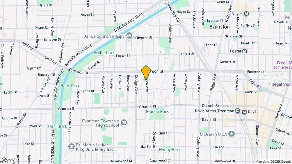 1818 Darrow Ave Map and Location Details