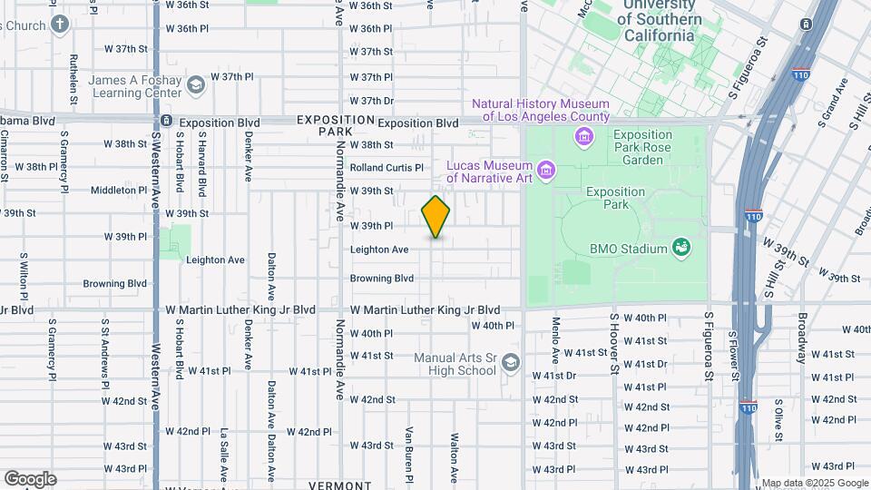 1135-1137 Leighton Ave Map and Location Details