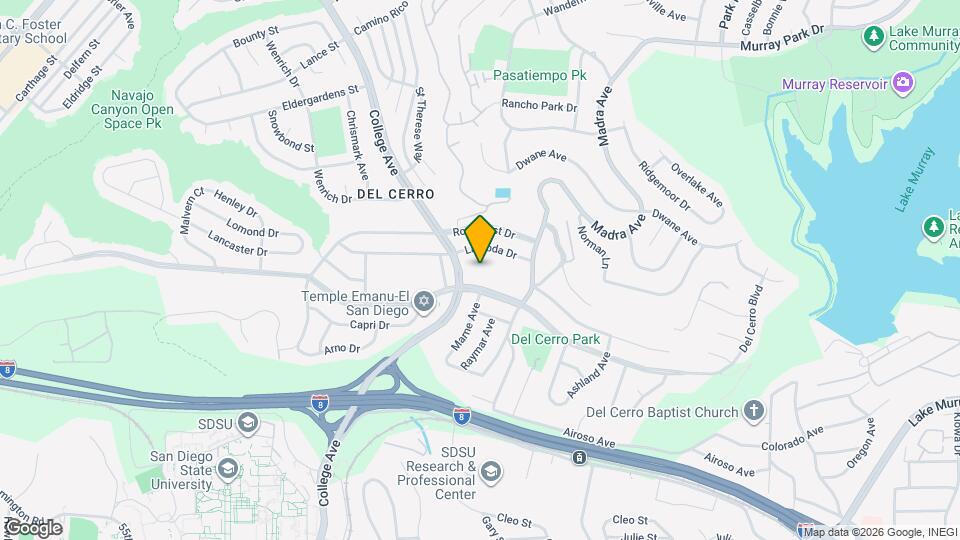 5787 College Ave Map and Location Details