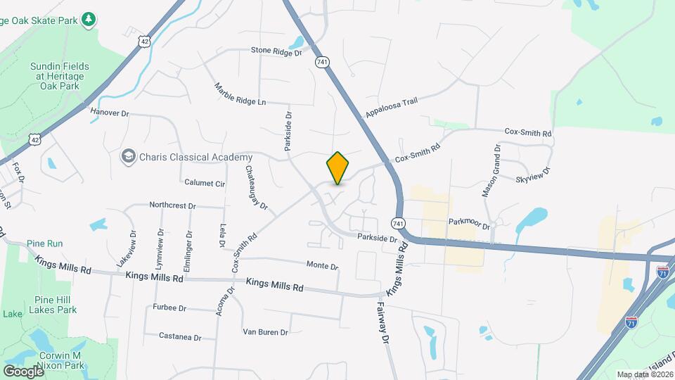 400 Sherwood Green Ct Map and Location Details