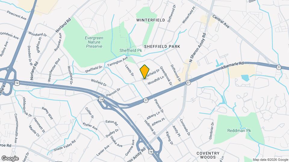 1301 Pierson Dr Map and Location Details