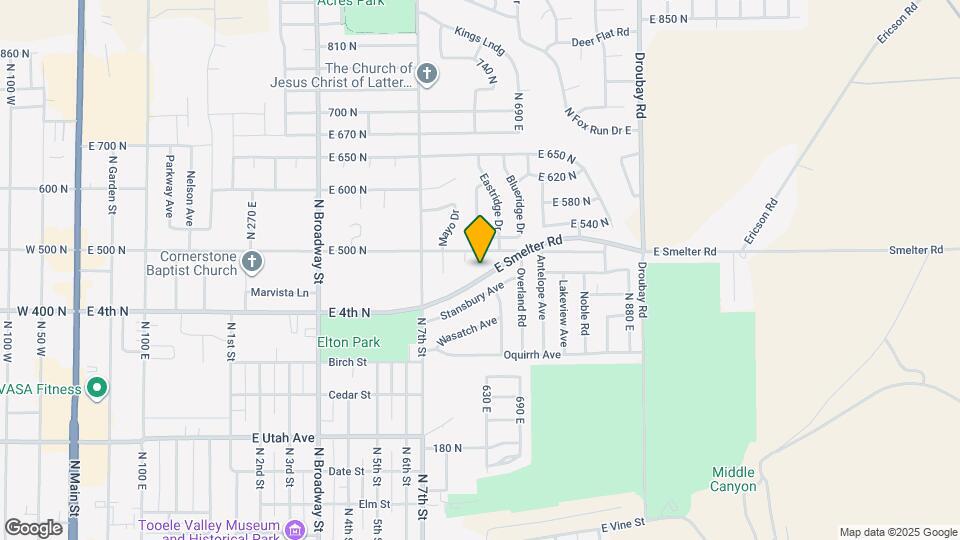 623 Smelter Rd Map and Location Details