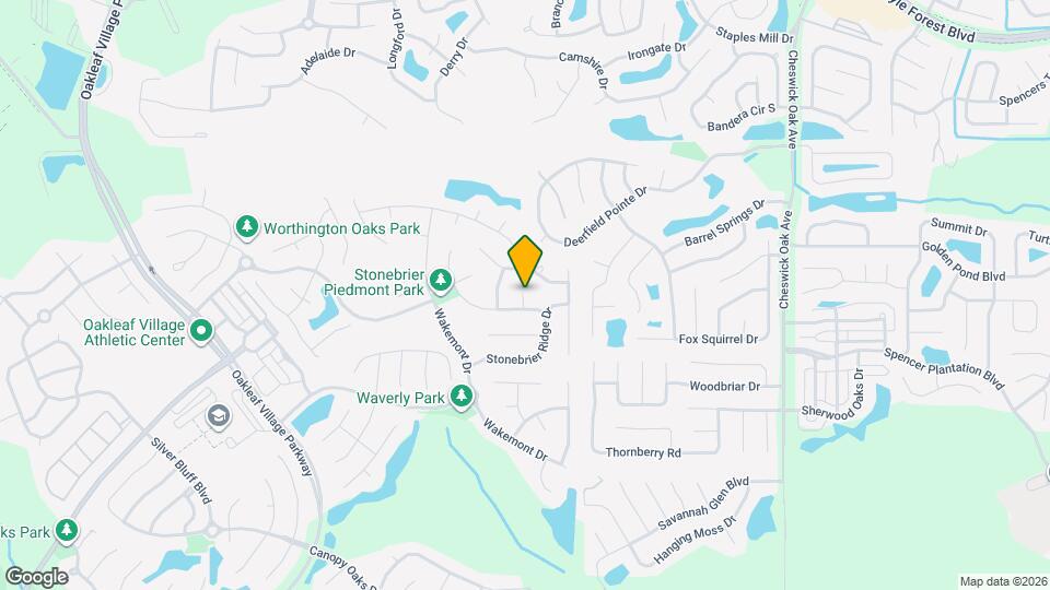 338 Bridgestone Ct Map and Location Details
