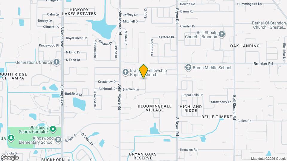 2703 Brandon View Dr Mapa y Detalles de la Ubicación