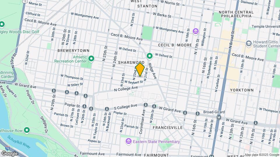 2120 Master St Mapa y Detalles de la Ubicación