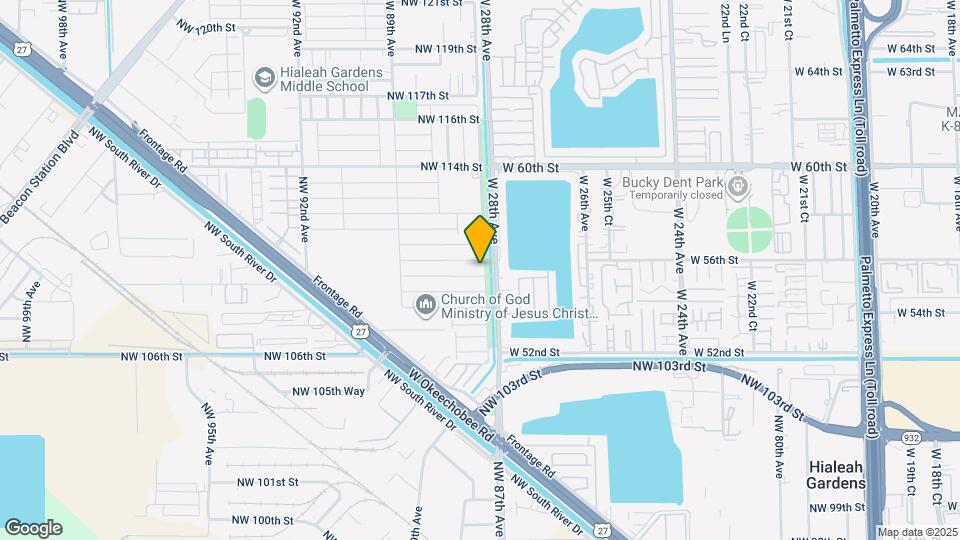 8701 NW 109th Terrace Map and Location Details