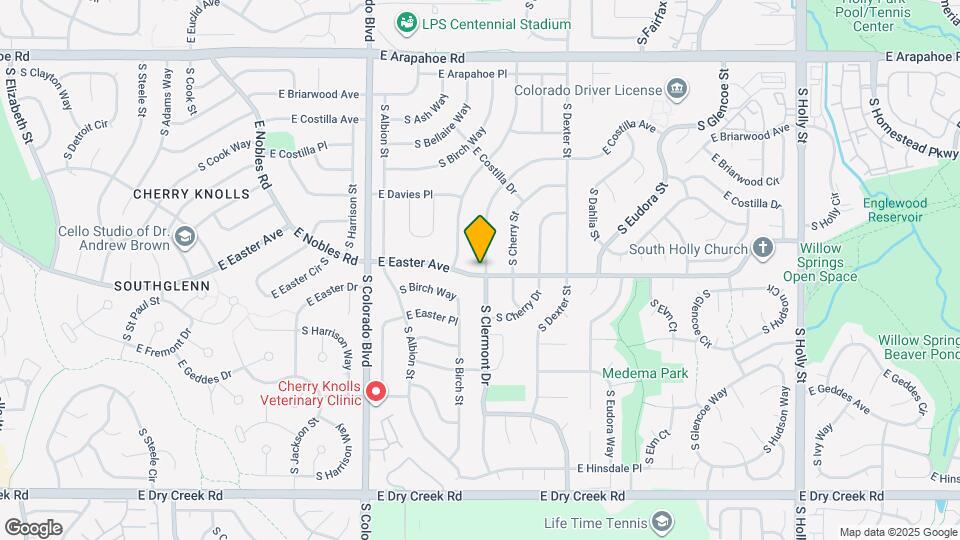 7095 S Clermont Dr Map and Location Details